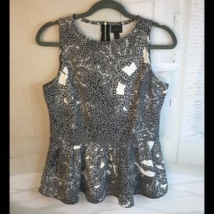 Peplum Sleeveless Top